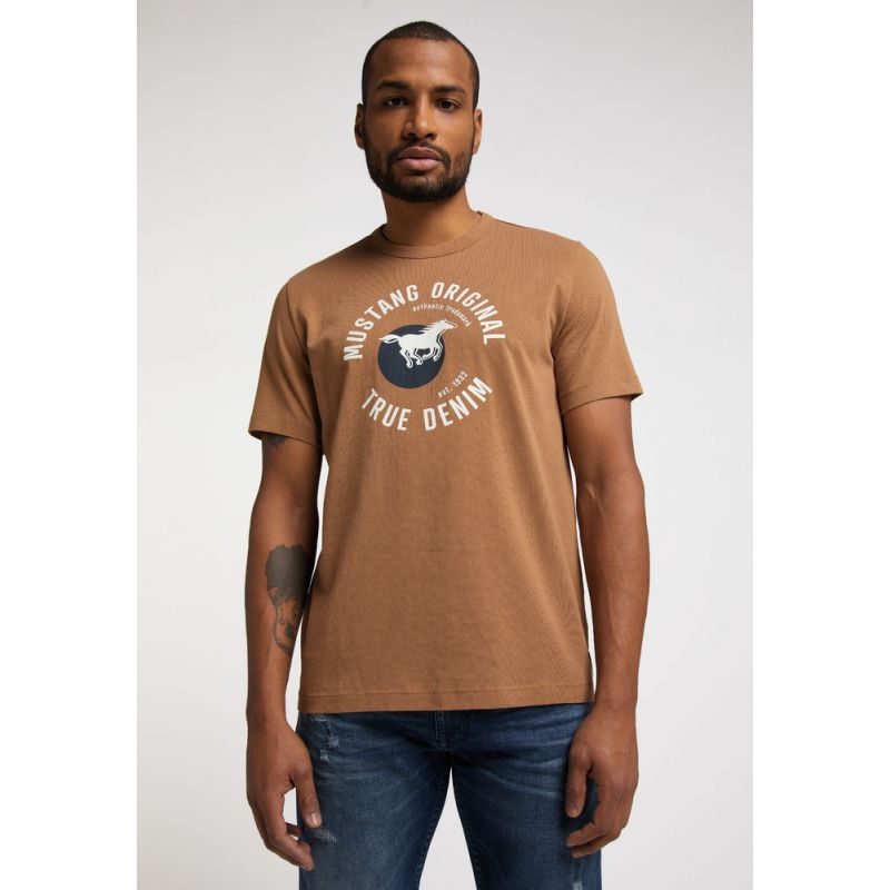 Mustang T-shirt Alex C Print M 1012147 3299 Clothing/Lifestyle/T-shirts/Mustang Your Sports Performance