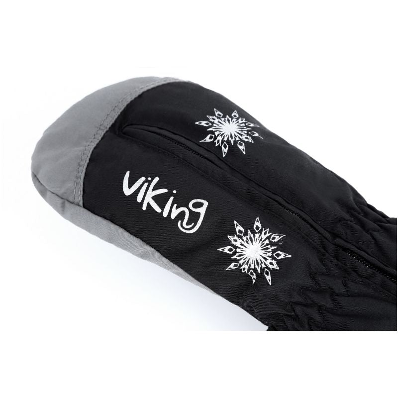 Viking Starlet Ski Kids winter gloves with snowflake motif, black (125/15/5195/09) In preparation Your Sports Performance
