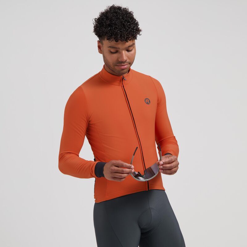 Rogelli SIGNATURE long sleeve t-shirt orange 2XL Rogelli/Rower/Men/Koszulki Długi Rękaw Your Sports Performance