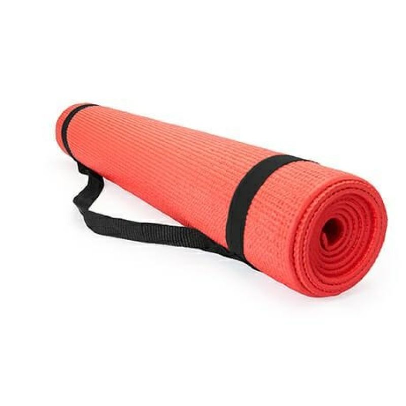 Zuno red yoga mat with cover In preparation Your Sports Performance