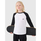 Boys' longsleeve regular plain 4F 4FJWSS25TLONM420-10S *Kategoria tymczasowa Your Sports Performance