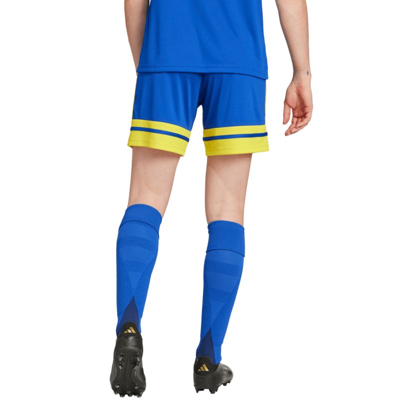adidas Squadra 25 women's shorts blue and yellow JN5408