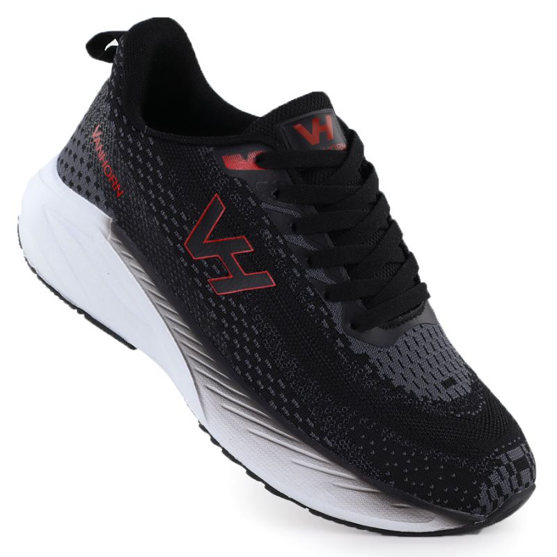 Vanhorn YW27308BK2 men's lightweight black sports shoes VanHorn