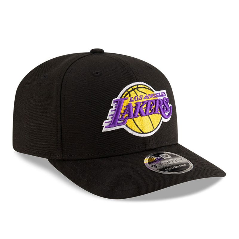 New Era 9SEVENTY Los Angeles Lakers NBA Team Black Stretch Snapback Cap - 60755450 Odzież/Czapki/Czapki z daszkiem Your Sports Performance