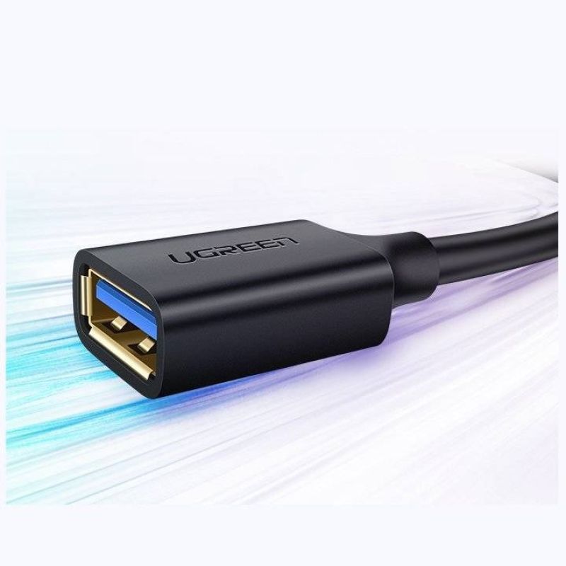 Ugreen extension cable USB 3.0 (female) - USB 3.0 (male) adapter 1m (black) Kable i adaptery/Kable USB Your Sports Performance