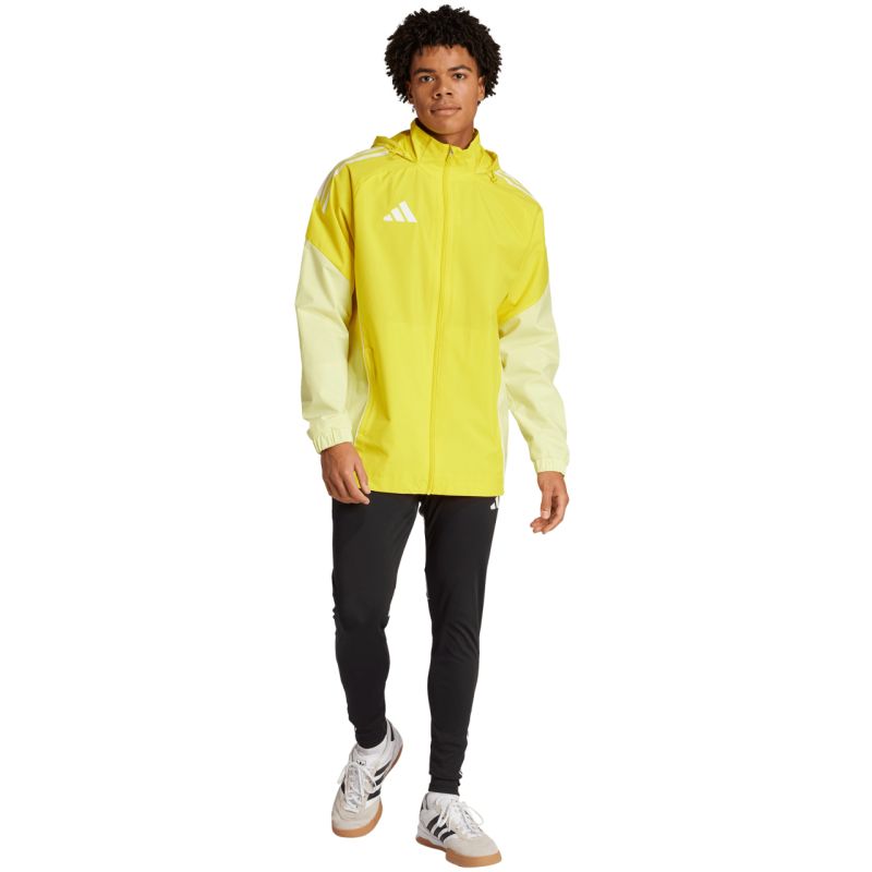 Men's adidas Tiro 25 Competition All-Weather Jacket Yellow JI8958 Clothing Your Sports Performance