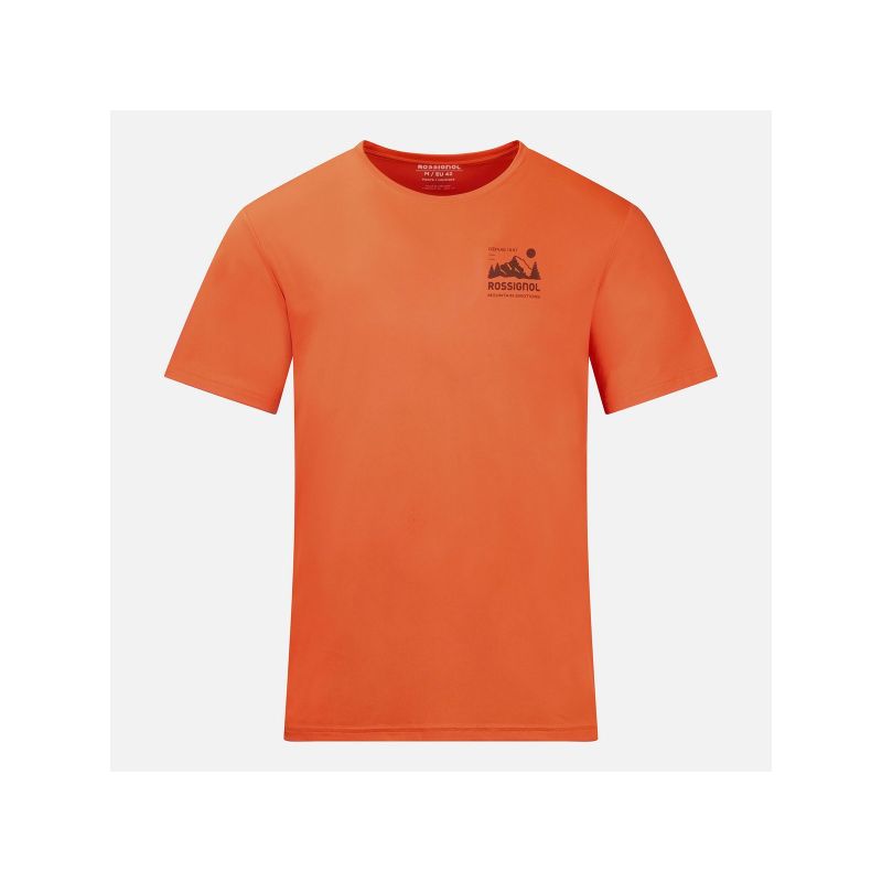 ROSSIGNOL M Graphic Active Tee orange men's t-shirt