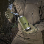 M-TAC Olive stainless steel lunch thermos with spoon, capacity 750 ml. AGD - Produkty/Termosy i kubki termiczne Your Sports Performance