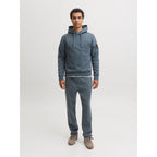 Jack&Jones men's hoodie JJCLEVELAND SWEAT HOOD SN 12298441 TURBULENCE