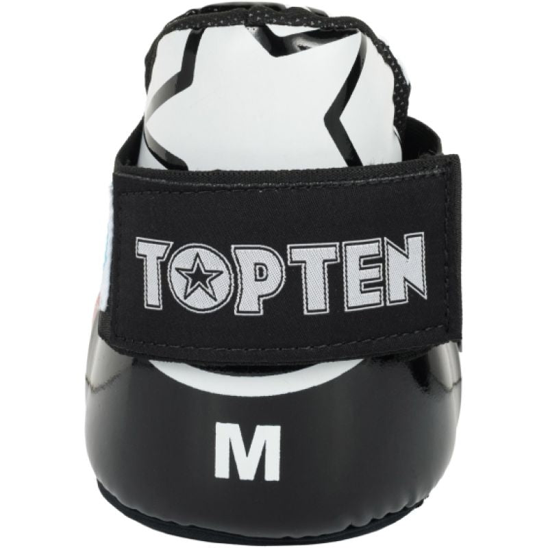 TOP TEN OSTT-PU "SUPERLIGHT" URBAN ARTS foot protectors black and red (WAKO APPROVED new) In preparation Your Sports Performance