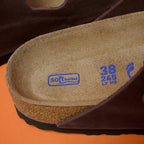 Birkenstock Arizona Soft Footbed Oiled Leather Habana Narrow Women's Slides (0452763) Footwear/Lifestyle/Brinkenstock/Klapki/chodaki Birkenstock