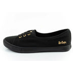 Lee Cooper shoes women's sneakers sporty black slip-on ballet flats Lee Cooper