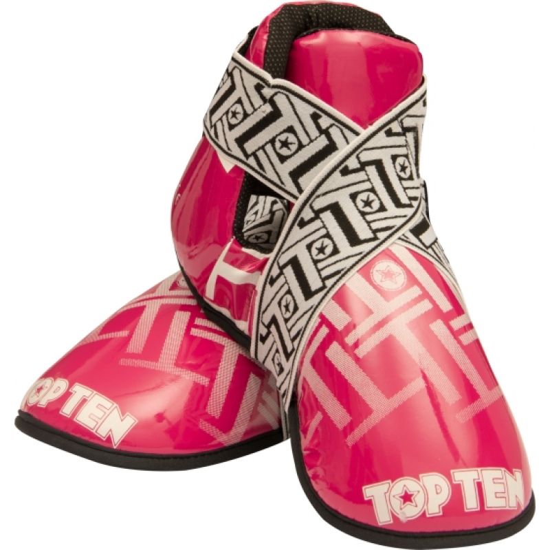 TOP TEN OSTT-PU "SUPERLIGHT PRISM" Foot Protectors (WAKO APPROVED)