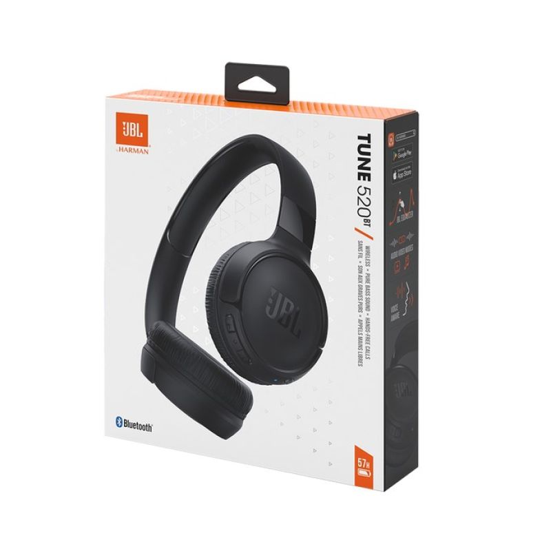 JBL Tune 520 BT Wireless On-Ear Headphones Black In preparation Your Sports Performance