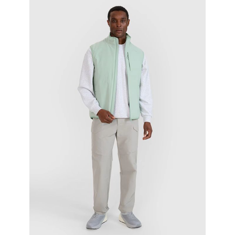 Men's sleeveless vest with stand-up collar 4F 4FWSS25TVJAM194-47S *Kategoria tymczasowa Your Sports Performance