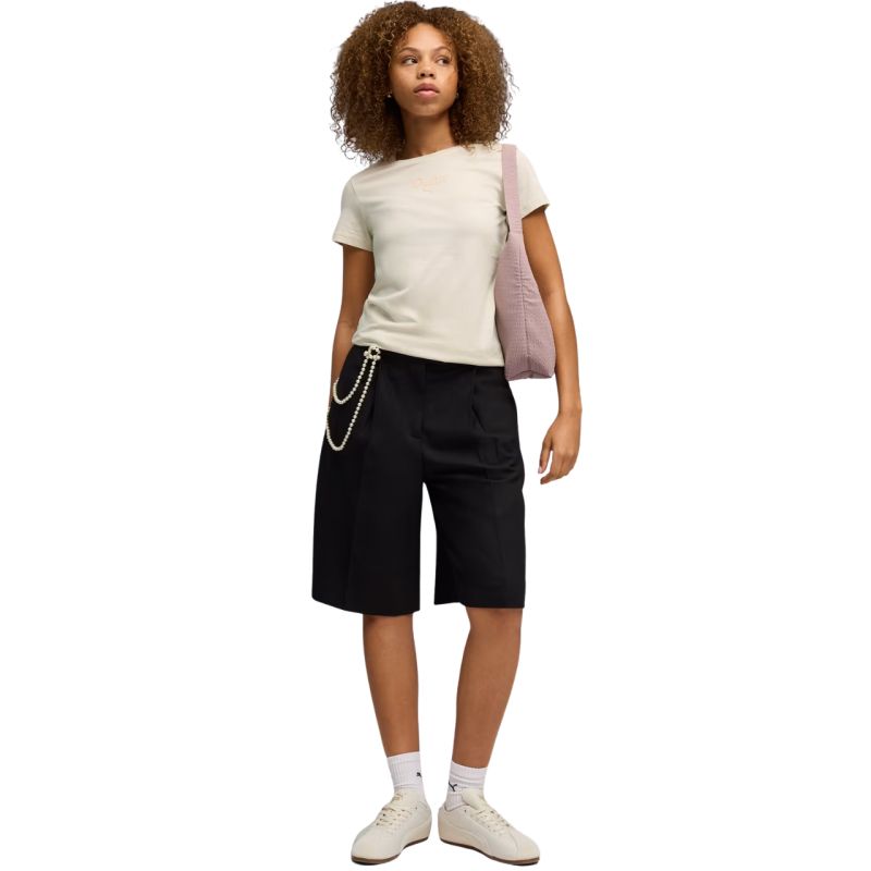 Puma ESS Script Tee Women's T-Shirt Beige 691760 87