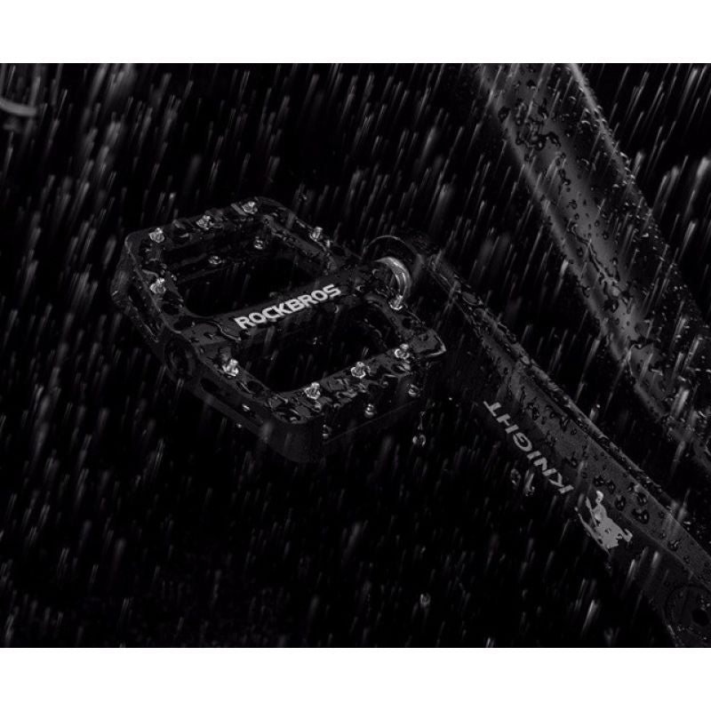 Rockbros 2017-12CBK Nylon Bicycle Pedal Set - Black Import z Action/Rowery i akcesoria/Części rowerowe Your Sports Performance
