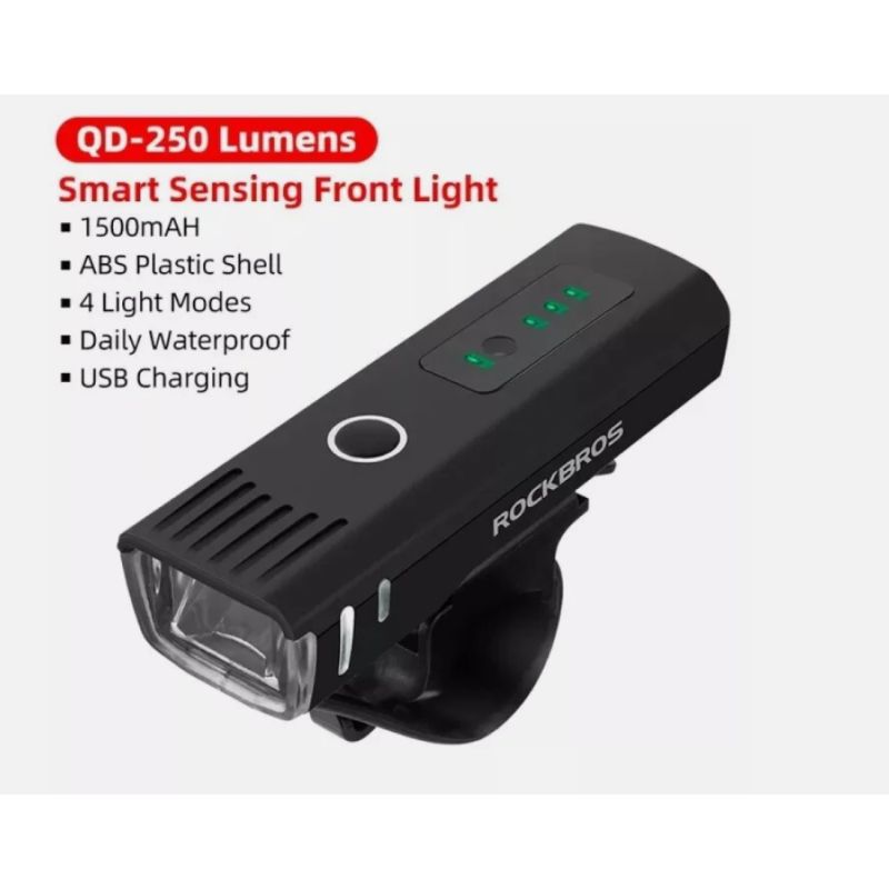 Rockbros front bike light 24510001001 Rockbros/Akcesoria Rowerowe/Światła Rowerowe Your Sports Performance