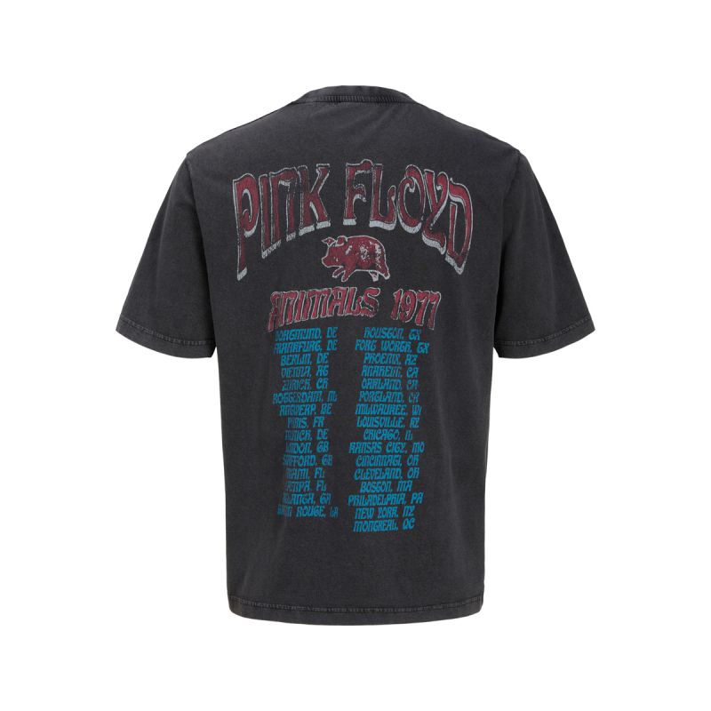 Jack&Jones t-shirt Pink Floyd TEE SS CN STYD 12290792 BLACK To be categorized Your Sports Performance