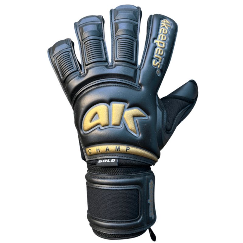 4keepers Champ Gold Black VI RF2 M S906441 goalkeeper gloves Accessories/Gloves/4keepers Your Sports Performance