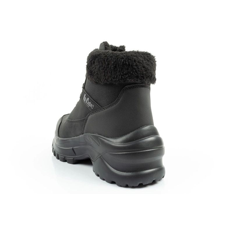 Lee Cooper women's winter hiking sports shoes, insulated, black, lace-up Lee Cooper