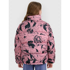 Girls' down jacket with synthetic filling 4F 4FJRAW25TDJAF0748-54A