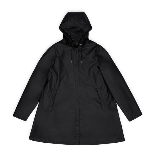 Rains A-Line Jacket W3 W 18050 01 Raincoat Clothing/Outdoor/Rains Your Sports Performance
