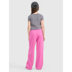 Girls' wide-leg sweatpants 4F 4FJRAW25TTROF1601-54S