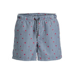Jack&Jones men's JWHARUBA SWIM PRINTS SHORTS 12206537 NAVY BLAZER STRIPES Jack&Jones