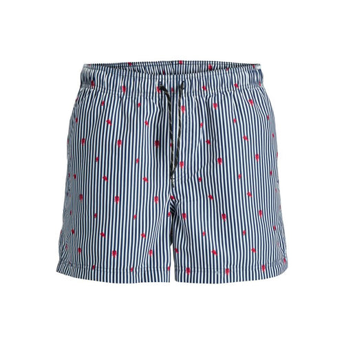 Jack&Jones men's JWHARUBA SWIM PRINTS SHORTS 12206537 NAVY BLAZER STRIPES Jack&Jones