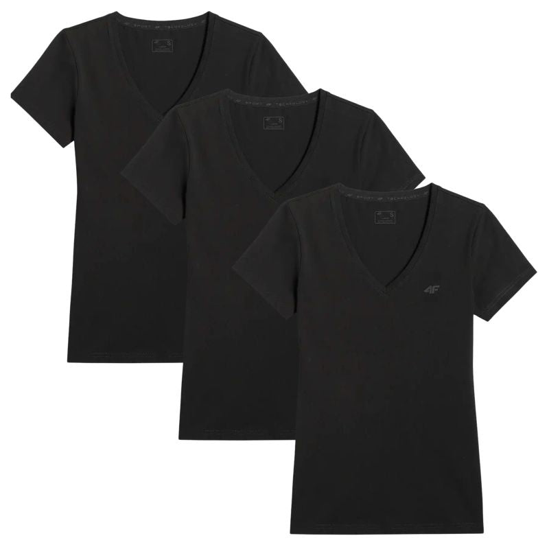 Women's T-shirt (SET OF 3 T-SHIRTS) 4F 4FWMM00TTSHF3307-20S-20S-20S