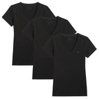 Women's T-shirt (SET OF 3 T-SHIRTS) 4F 4FWMM00TTSHF3307-20S-20S-20S