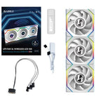 Lian Li LULI-100 UNI FAN SL LCD fan, ARGB, PWM, 3x, 120 mm, Wireless control via 2.4GHz controller, white Chłodzenie/Chłodzenie - wentylatory Your Sports Performance