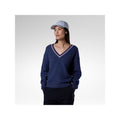 ROSSIGNOL Women's Sweater W Knitted V Neck Navy Blue