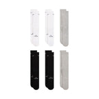 Nike Everyday Elevated Socks 6 Pairs White, Black, Gray HQ8021 903