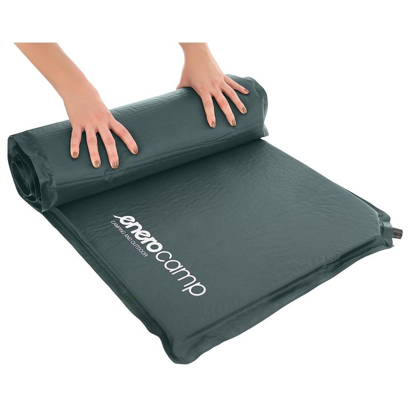 SELF-INFLATION TOURIST MAT MATTRESS 180X50X3CM GREEN Accessories Your Sports Performance
