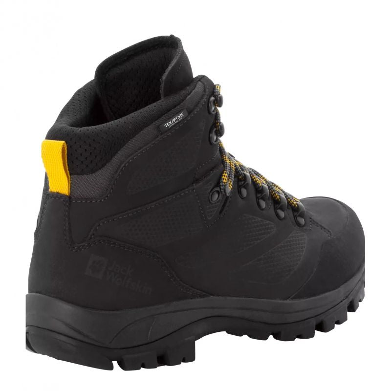 Jack Wolfskin REBELLION TEXAPORE MID M phantom / burly yellow XT men's hiking boots (4051171_6357) In preparation Your Sports Performance