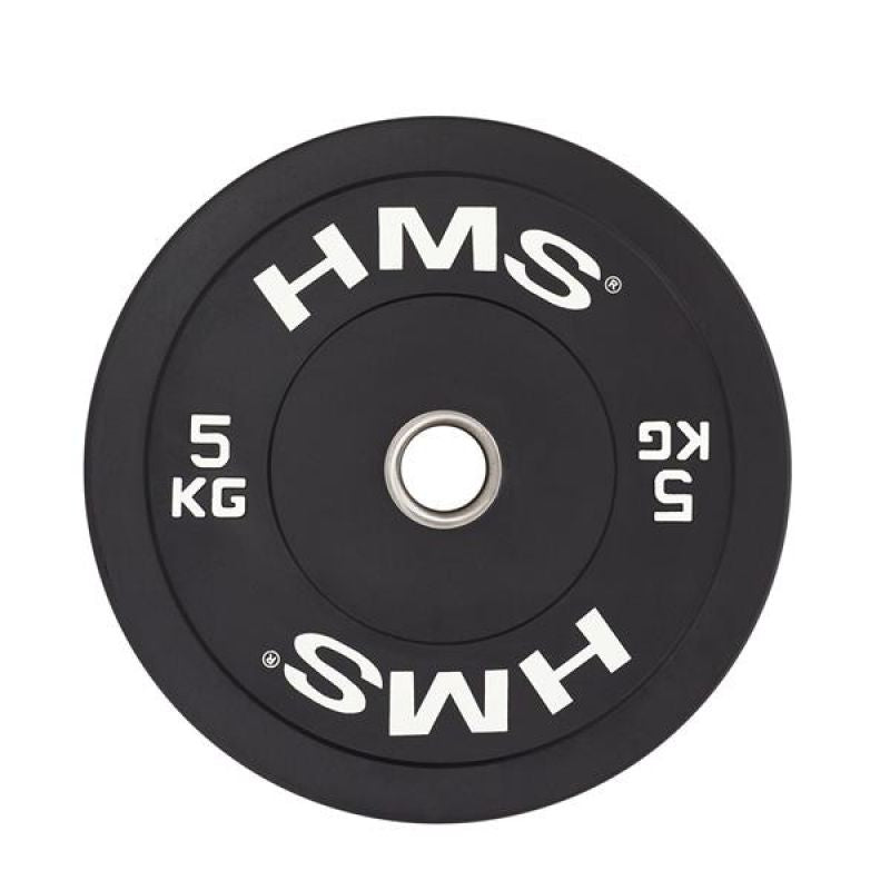HMS BLACK 5 kg BBR05 Olympic plate Accessories/Training equipment Your Sports Performance