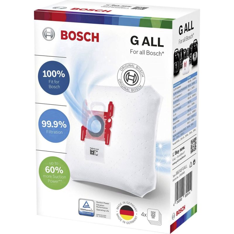 Bosch vacuum cleaner bag (Synthetic fiber; BOSCH BBZ 41FGALL; 4 pcs.) AGD - Akcesoria/Do odkurzaczy - worki Your Sports Performance