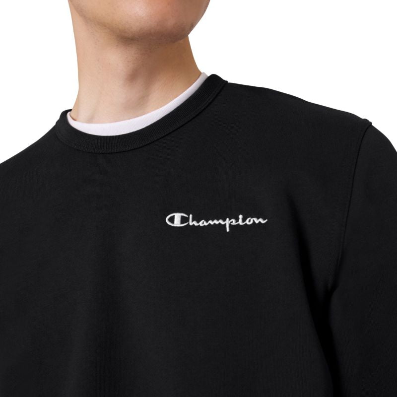 Champion Crewneck Sweatshirt Men's Black 221792 KK001 In preparation Your Sports Performance