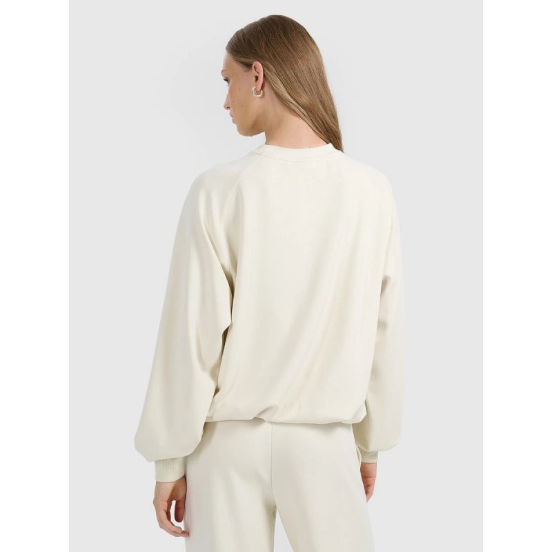 Women's 4F 4FRAW25TSWSF2508-12S modal sweatshirt with no zipper *Kategoria tymczasowa Your Sports Performance