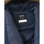 Reimatec Reima Mutka children's winter jacket, waterproof, insulated, navy blue (5100037B-6980) Reima