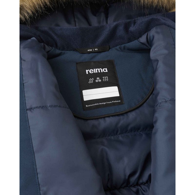 Reimatec Reima Mutka children's winter jacket, waterproof, insulated, navy blue (5100037B-6980) Reima