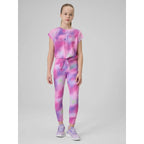 Girls' quick-drying sports crop-top 4F 4FJRSS26TFTSF2387-90A 4f