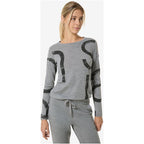 SUPER.NATURAL W CAPITAL LOGO LS Long-Sleeve Top Grey