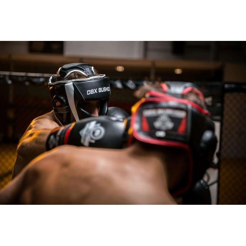 M Boxing Helmet - Phantom White DBX Bushido