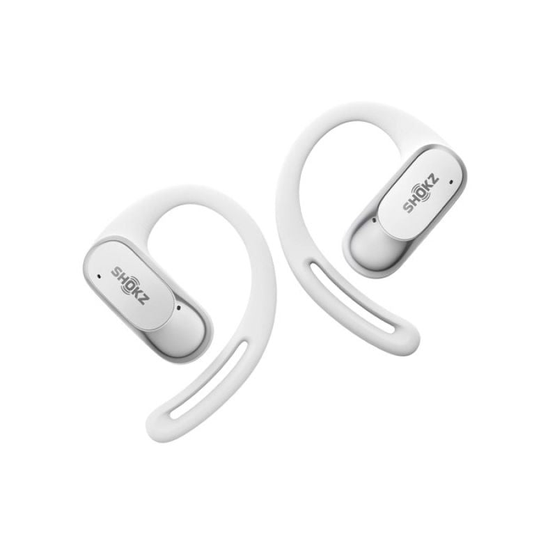 Shokz OpenFit Air Wireless In-Ear Headphones, White In preparation Your Sports Performance