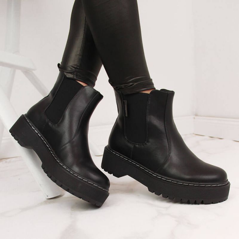 Insulated Chelsea boots Big Star W II274101 black Footwear/Outdoor/zimowe Your Sports Performance