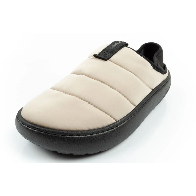 Crocs men's shoes slippers Classic Puff Moc slippers beige insulated Crocs
