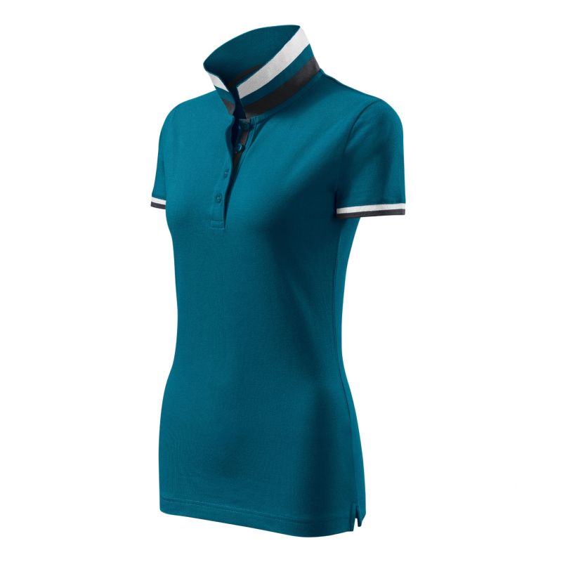 Malfini Collar Up polo shirt W MLI-25793 petrol blue Clothing/Lifestyle/T-shirts/Malfini Malfini